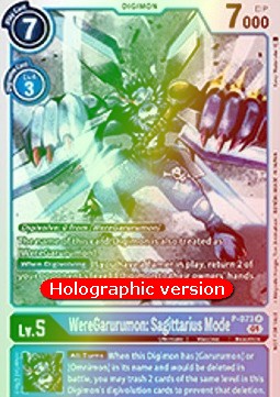 WereGarurumon: Sagittarius Mode (P-073) (V.2)