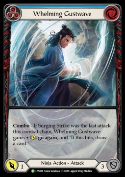 Whelming Gustwave (Blue) (Rainbow Foil)