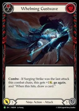 Whelming Gustwave (Red) (Alternate Art Rainbow Foil)