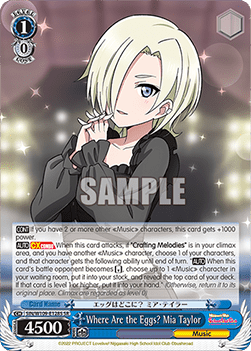 Where Are the Eggs? Mia Taylor (V.2 - Super Rare)
