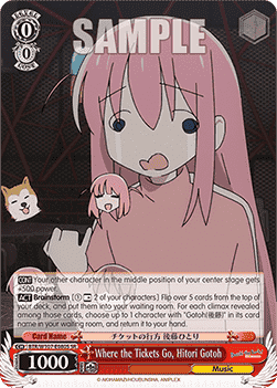 Where the Tickets Go, Hitori Gotoh (V.2 - Super Rare)