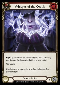 Whisper of the Oracle (Red) (Rainbow Foil)