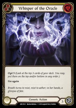 Whisper of the Oracle (Yellow) (Rainbow Foil)
