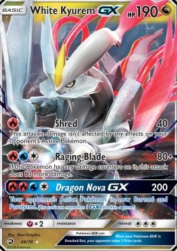 White Kyurem GX  (DRM 48)