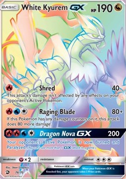 White Kyurem GX  (DRM 74)