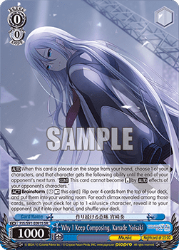 Why I Keep Composing, Kanade Yoisaki (V.2 - Super Rare)