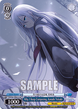 Why I Keep Composing, Kanade Yoisaki (V.3 - Feature Rare)