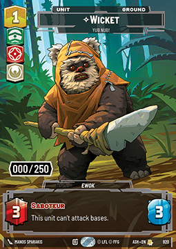 Wicket, Yub Nub! (V.5)
