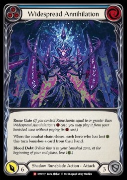 Widespread Annihilation (Rainbow Foil)