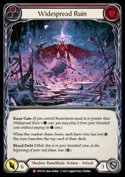 Widespread Ruin (Rainbow Foil)