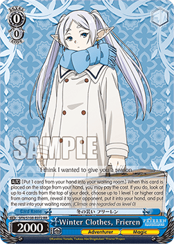 Winter Clothes, Frieren (V.1 - Double Rare)