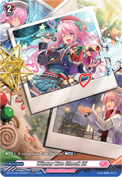 Winter Live Check It! [D-Format] (V.3 - Silver Rare)