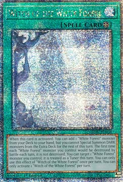 Witch of the White Forest (V.2 - Quarter Century Secret Rare)