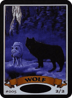 Wolf Token (Green 2/2)