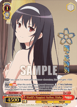 World's Happiest Author, Utaha (V.2 - Secret Rare)