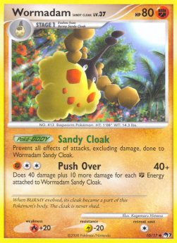 Wormadam Sandy Cloak Lv.37  (POP7 10)