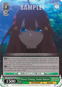 Worst Timing, Itsuki Nakano (V.2 - Super Rare)