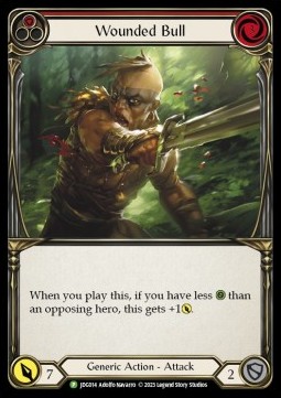 Wounded Bull (Red) (Cold Foil)