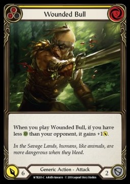 Wounded Bull (Yellow) (Rainbow Foil)