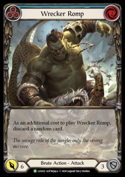 Wrecker Romp (Blue) (Rainbow Foil)