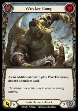 Wrecker Romp (Blue) (Rainbow Foil)