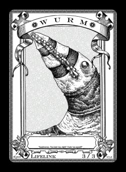 Wurm Token (Artifact 3/3 Lifelink) (V.2)