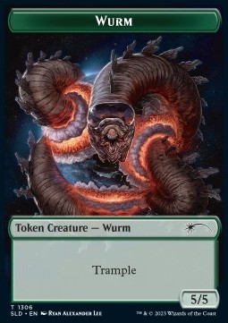 Wurm Token (Green 5/5 Trample)