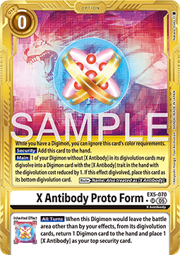X Antibody Proto Form (EX5-070) (V.2)