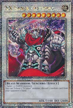 XX-Saber Gottoms (V.2 - Quarter Century Secret Rare)