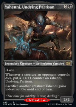 Yahenni, Undying Partisan