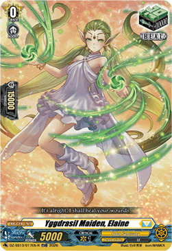 Yggdrasil Maiden, Elaine [D-Format] (V.2 - Trial Deck Rare)