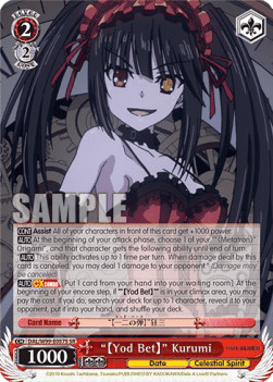 "【Yod Bet】" Kurumi (V.2 - Super Rare)