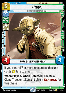 Yoda, Begun, the Clone War Has