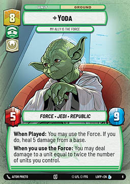 Yoda, My Ally is the Force (V.1)