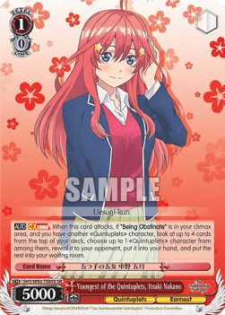 Youngest of the Quintuplets, Itsuki Nakano (V.2 - Super Rare)