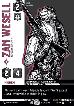Zam Wesell, Not What She Seems