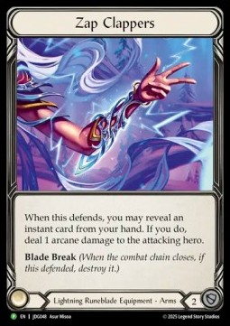 Zap Clappers (Cold Foil)