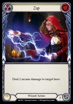 Zap (Yellow) (Rainbow Foil)
