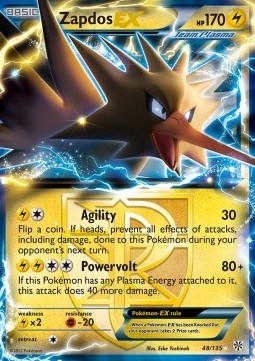 Zapdos EX  (PLS 48)