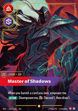 Zed, Master of Shadows (V.3 - Signed Showcase)