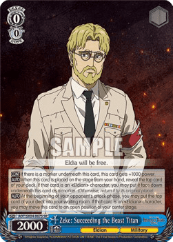 Zeke: Succeeding the Beast Titan (V.2 - Super Rare)
