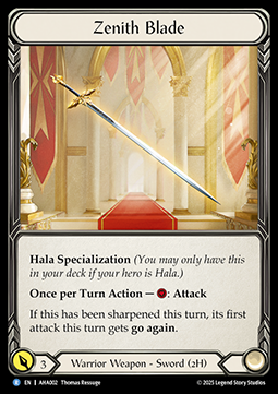 Zenith Blade (Rainbow Foil)
