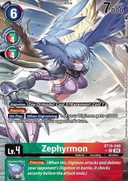 Zephyrmon (BT18-049) (V.2)
