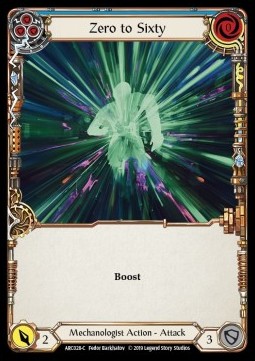 Zero to Sixty (Blue) (Rainbow Foil)