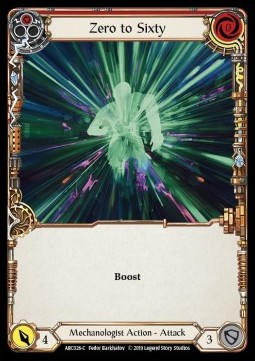 Zero to Sixty (Red) (Rainbow Foil)