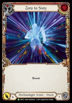 Zero to Sixty (Red) (Rainbow Foil)
