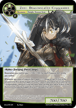 Zeru, Dragonslayer Commander