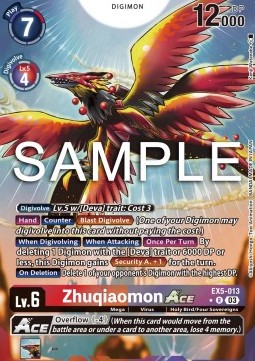 Zhuqiaomon Ace (EX5-013) (V.2)