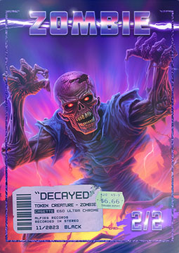 Zombie Token (Black 2/2 Decayed) (V.1)
