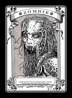 Zombie Token (Black 2/2) (V.9)